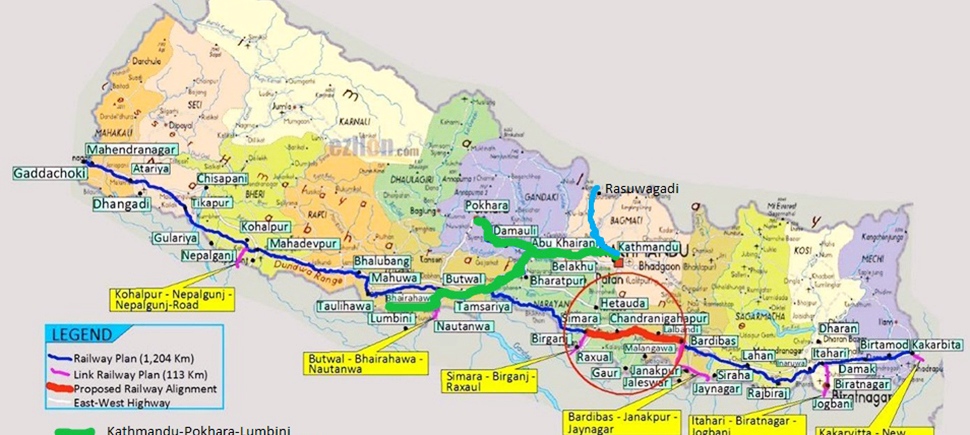 पूर्व–पश्चिम रेलमार्गको भरतपुर क्षेत्रमा सर्भे स्थगन