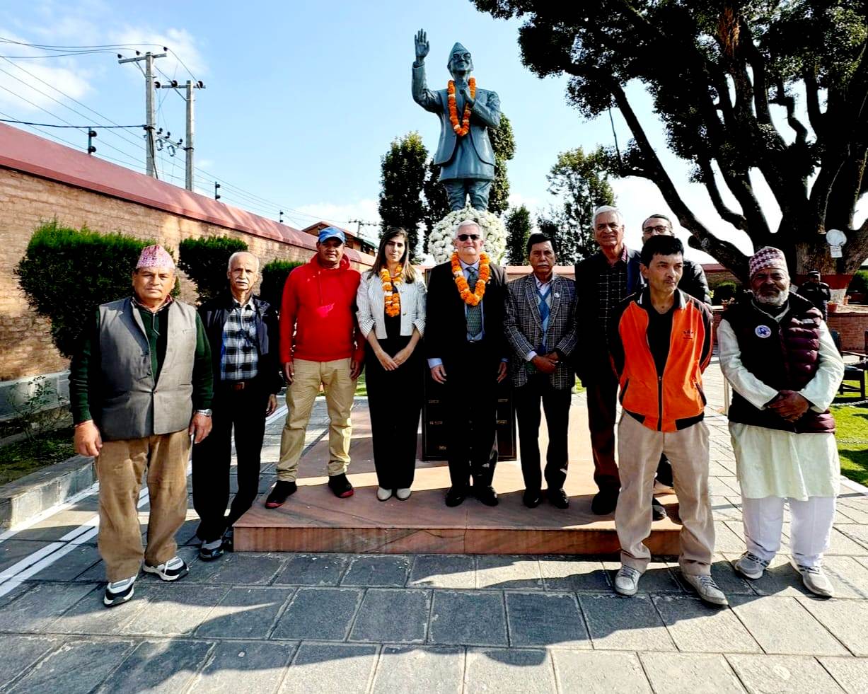 Israeli Ambassador Pays Tribute to B.P. Koirala Following Credential Presentation