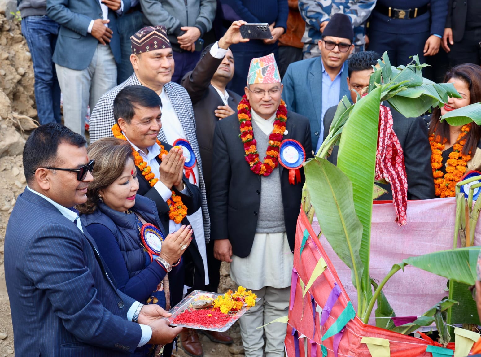 परराष्ट्रमन्त्री राणाद्वारा चिसापानीमा जालपादेवी केवलकार शिलान्यास*