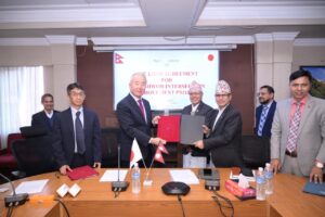 नेपाल र जापान सरकारबीच ऋण सम्झौतामा हस्ताक्षर