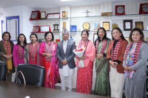 महिला उद्यमी महासंघका नवनिर्वाचित पदाधिकारीहरूलाई परिसंघको स्वागत