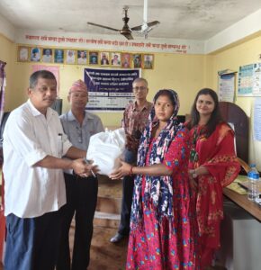 सानिमा बैंकद्वारा  गर्भवती तथा सुत्केरी महिलाहरुका लागि स्वास्थ्य शिविर र पौष्टिक खाना वितरण कार्यक्रम सम्पन्न