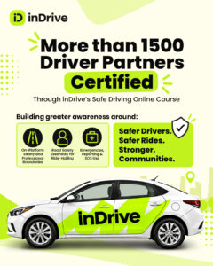More Than 1,500 Driver Partners Complete Safe Driving Online Course Through inDrive