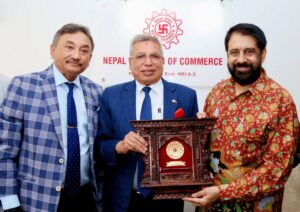 चेम्बर अध्यक्ष र दक्षिण अफ्रिकाका राजदूतबीच भेटवार्ता